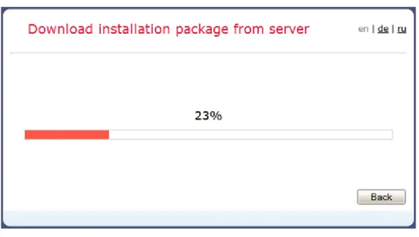 Fig. 2.2 Downloading a distribution package 