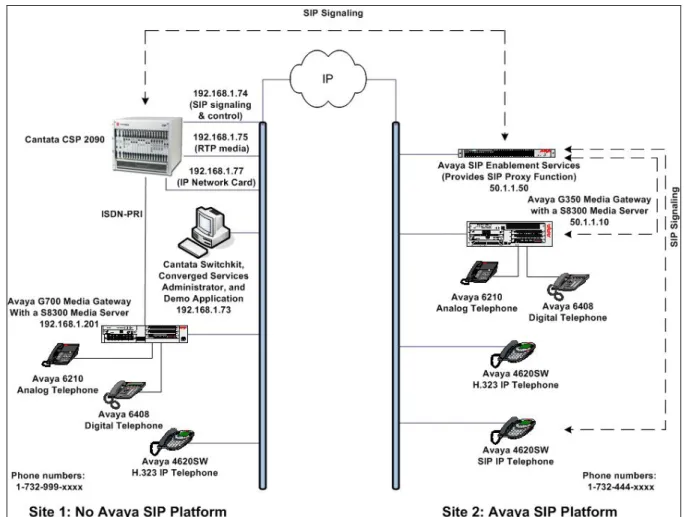 Figure 1: CSP 2090 Test Configuration 