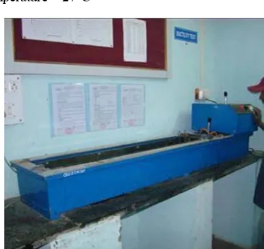 Figure 9. Performing Ductility Test. 