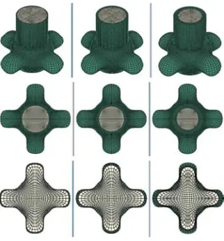 Figure 8. Sleeve thickness variations. 