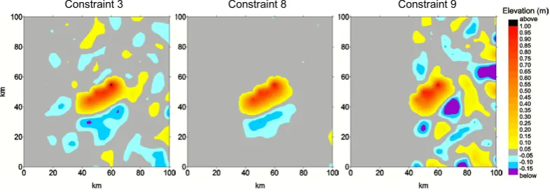 Fig. 16. Representative initial ﬁelds inverted by using 10 waveforms and applying the constraints shown in Fig