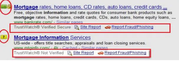 Figure 6: Account Guard indicator with a green background when the user visits a site known to be operated by eBay 