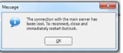 Figure 13: The client application prompts the user to reconnect or switch 