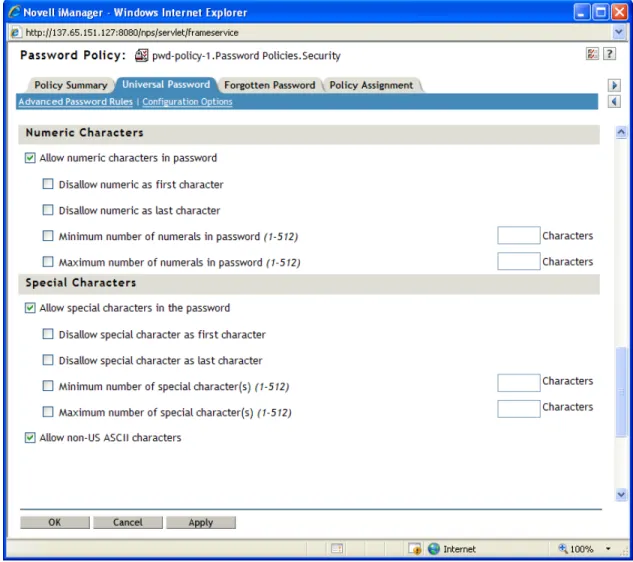 Figure 3-3    Advanced Password Rules Final