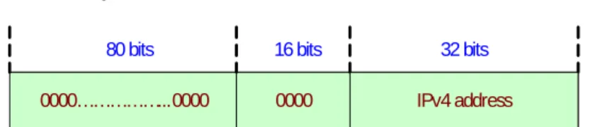 Figure 11 IPv4-compatible IPv6 address 