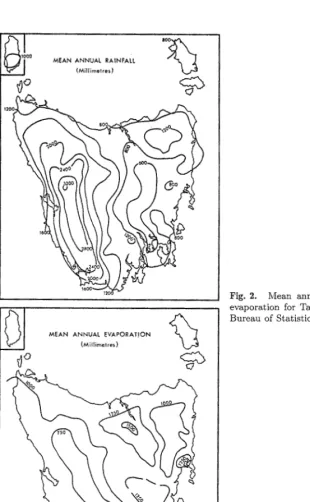 Fig. 2. evaporation for Tasmania (Australian 