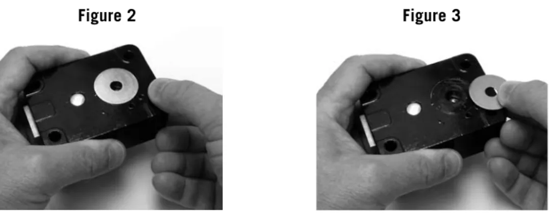 Figure 52.  Mount the lock in place with four 1⁄4-20 attaching screws (provided).