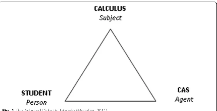 Fig. 1 The Adapted Didactic Triangle (Meagher, 2011)