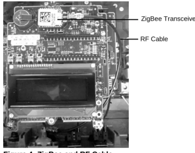 Figure 2: ZigBee Transceiver Location 