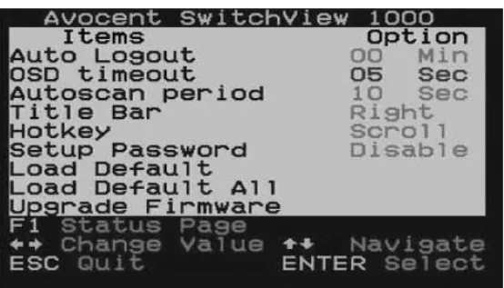 Figure 1.4: Setup Options Window