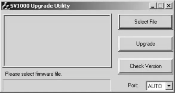 Figure 1.5: Main Upgrade Utility Window