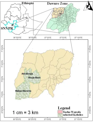 Figure 1. Map of the study area. 