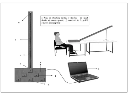 Figure 1. Instrument of the complex coincident timing task. 