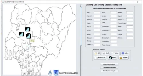Figure 2. Power Optimization Software for Automated Power Distribution by RACETT NIGERIA LTD
