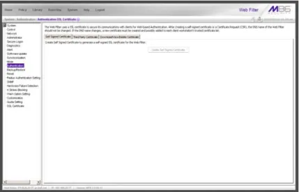 Fig. 2-7  Authentication SSL Certificate window