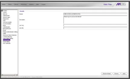 Fig. 2-19  Authentication Form Customization window