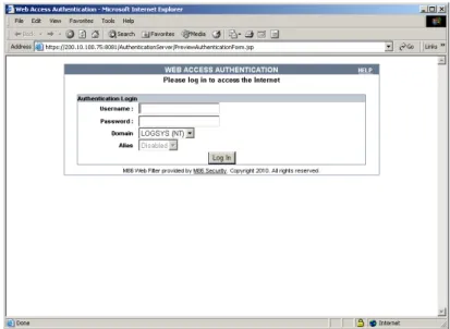 Fig. 2-20  Sample Customized Authentication Request Form