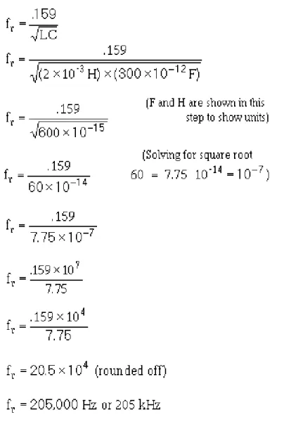 Figure 1-5. - Relationship between X L  and X C  as frequency increases. 