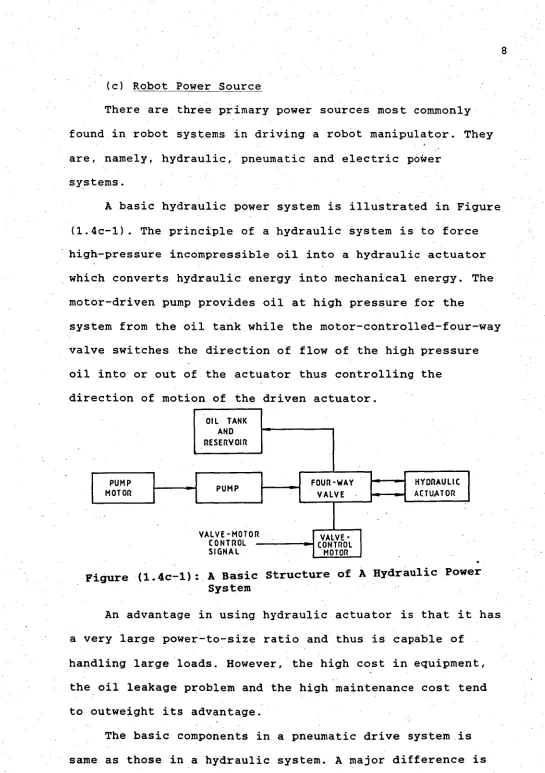 Figure (1.4c-1): A Basic Structure of A Hydraulic Power 