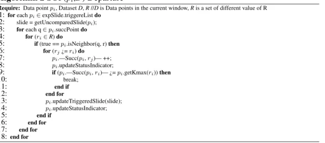 Figure 4.4 shows another example when the workload consists of four different queries and how the table is established after pre-analyzing.