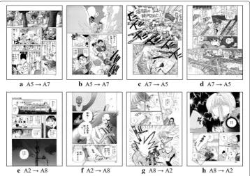 Fig. 5 Misclassification errors between A5 and A7 (upper) and those between A2 and A8 (lower)