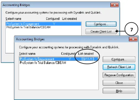 Figure 6 – Client List Created 