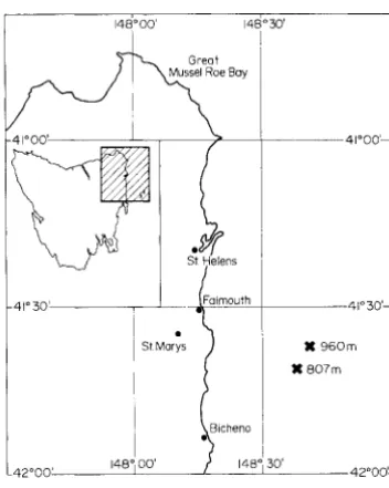 FIG. I -Location of samples 
