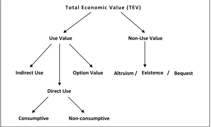 Figure 6.1: Total Economic Value Framework (source: adapted from DEFRA, 2007) 
