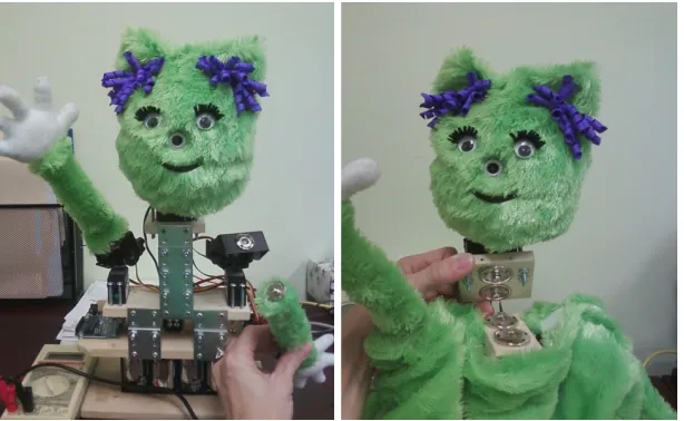 Figure 3.2: [top] Snap off arm. [bottom] Snap off head.