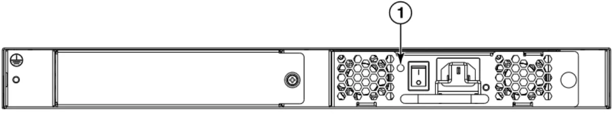 Figure 4 shows the LEDs on the nonport side of the switch.