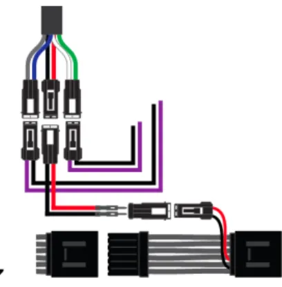 Figure 6-7 shows a quick overview of the HD T-Tap connection. Please see the  T-Tap instructions for further explanation