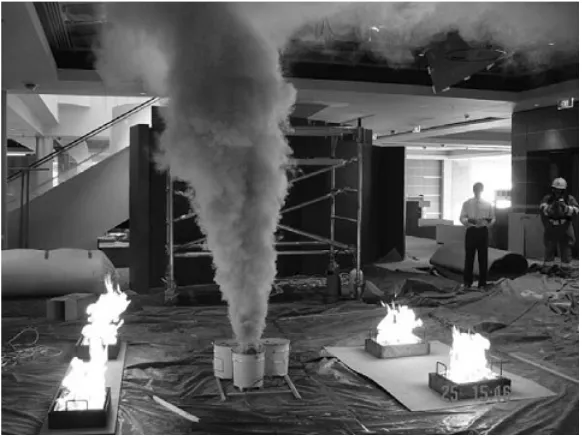 Fig. 1. Typical hot-smoke test layout using smoke canister [15]. 
