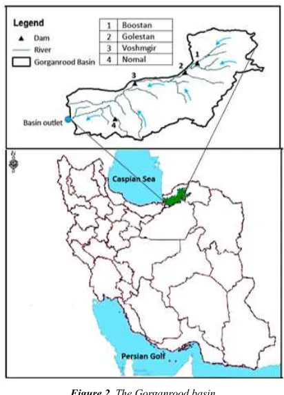Figure 2. The Gorganrood basin 