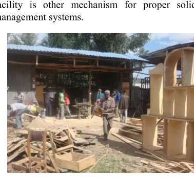 Fig. 4.5. waste collecting during kaizen 