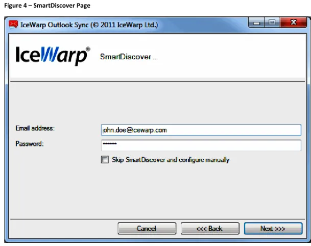 Figure 4 – SmartDiscover Page 