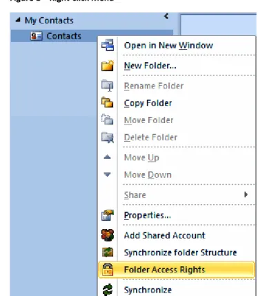 Figure 1 – Right-click Menu 