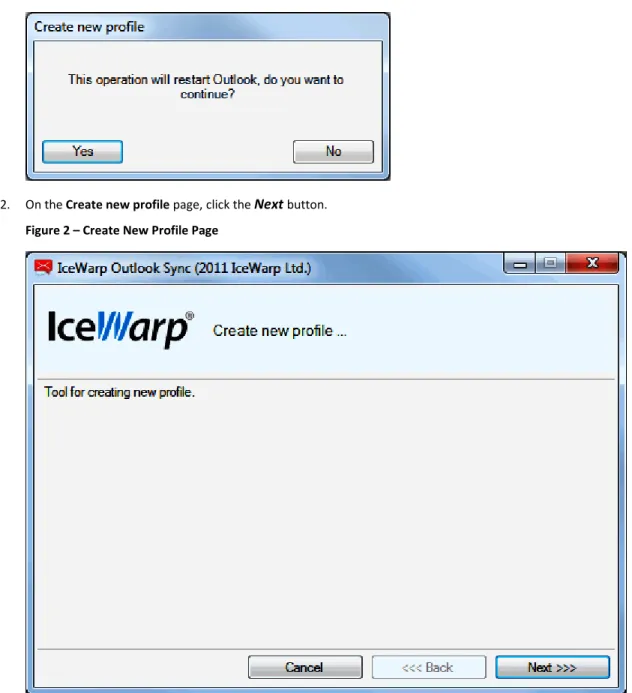 Figure 1 – Create New Profile Dialog 