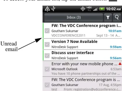 FIGURE 3. Email List