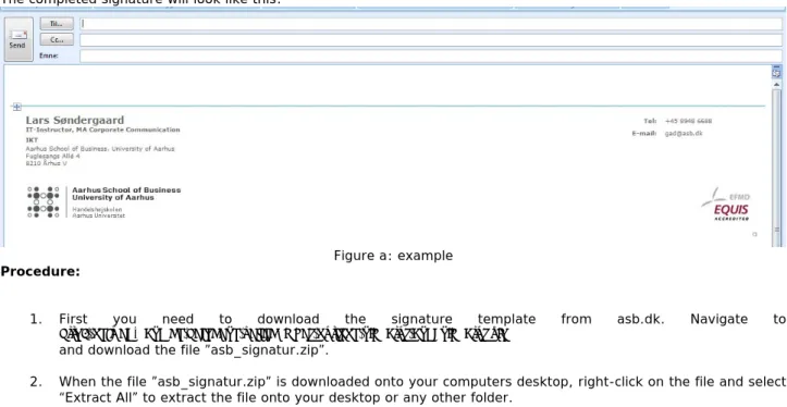 Figure a: example  Procedure: 