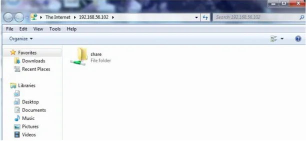 Figure 4-9  At this point, SAMBA sharing settings are completed. 