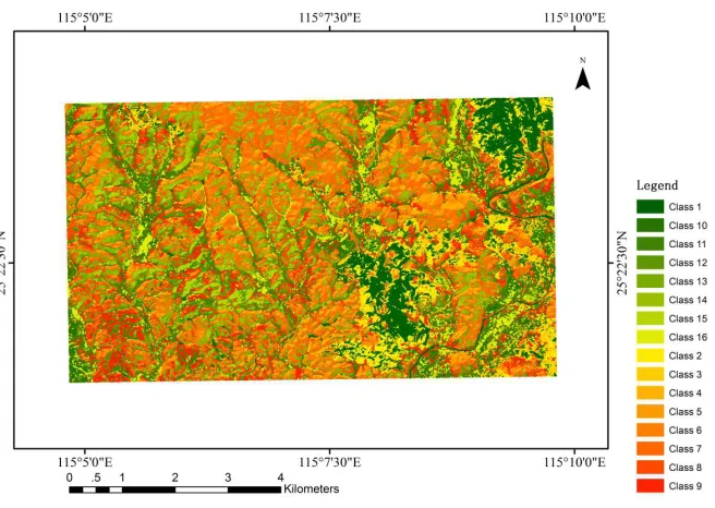 Table 1. Jiangxi Land Use and Land Cover Classification (JXLUCC) system (part). 