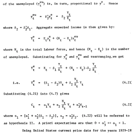 Table 4.1 shows the results of five tests of hypothesis I and II in 