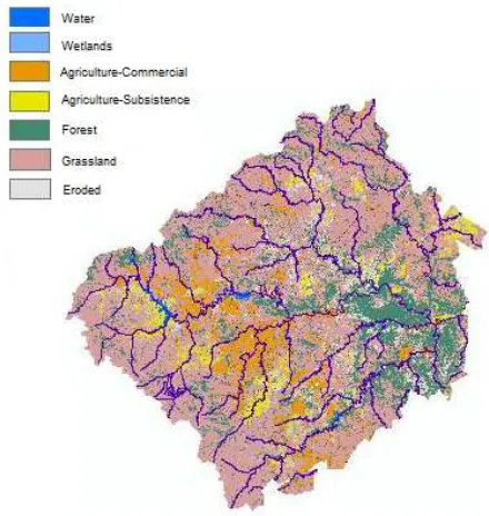 Figure 4: Observed land-use map of 2005. Source: Ezemvelo KZN Wildlife (2011) 