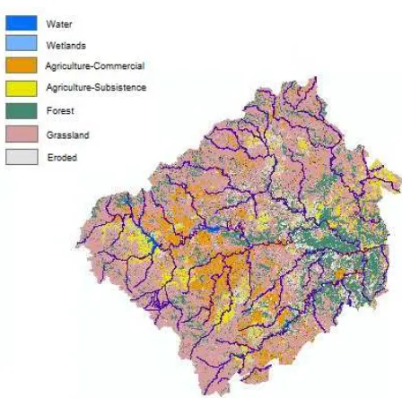Figure 5: Observed land-use map of 2008. Source: Ezemvelo KZN Wildlife (2011) 
