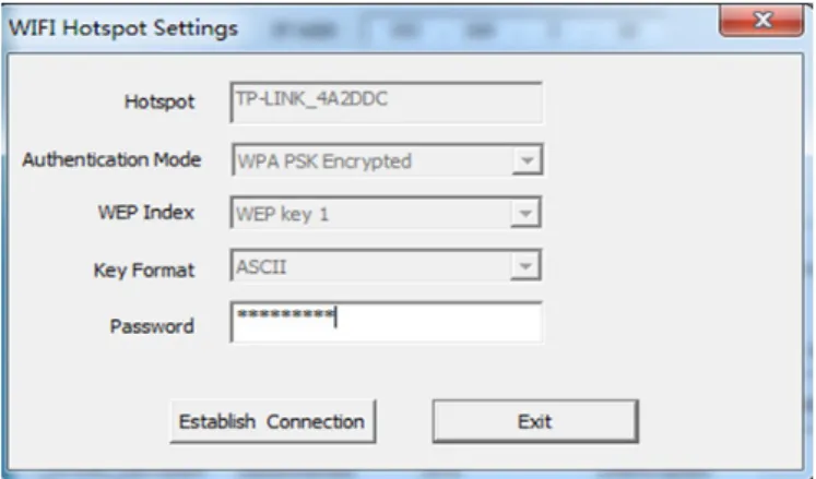 Figure 4-7 Wifi Hotspot setting