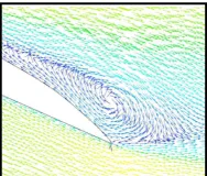Fig. 6. Velocity field constructed using the Navier–Stokes solver. 