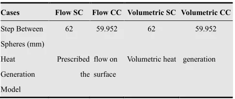 Figure 3. Geometry simulated in the first analysis 