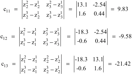 Table 4. Combing objective functions of LP1 and LP2 using (x1, x2, x3). 