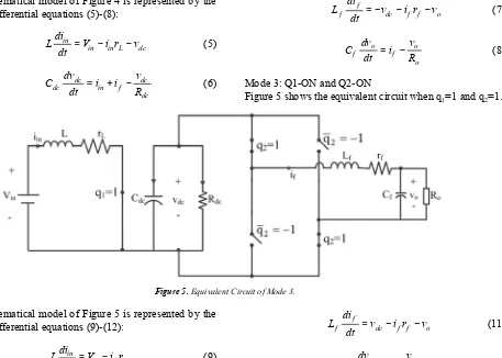 Figure 5. Equivalent Circuit of Mode 3. 