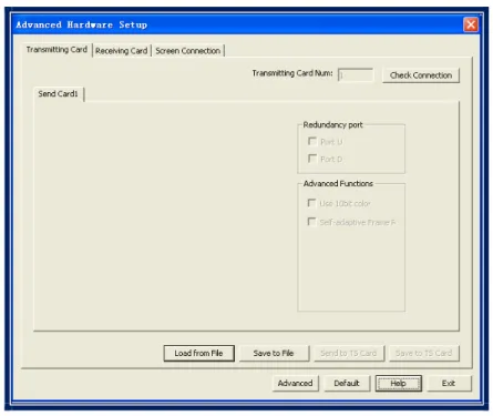 Fig. 4-10 the first page of module settings 